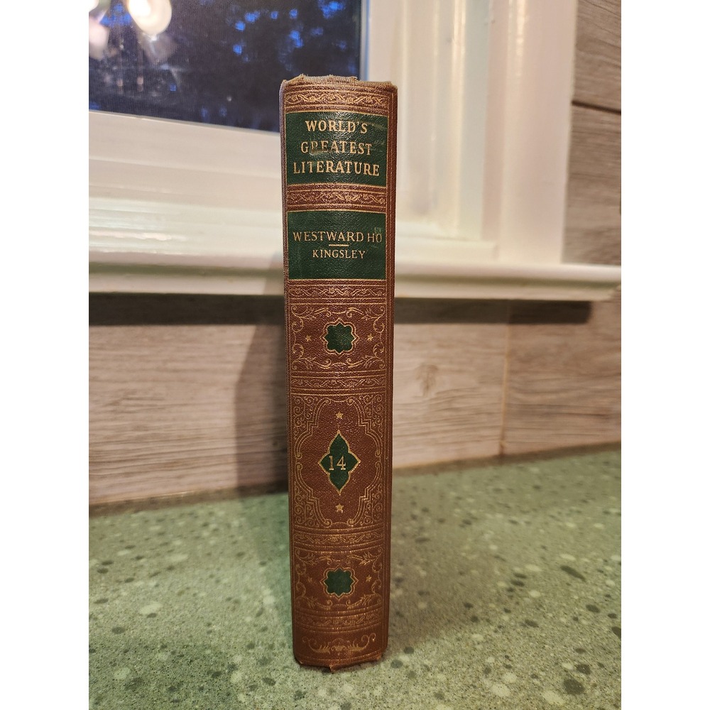 VTG 1937 Spencer Press World's Greatest Literature #14 Westward Ho